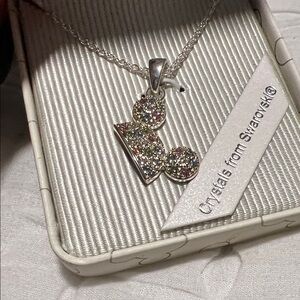 Disney Swarovski Silver  Necklace